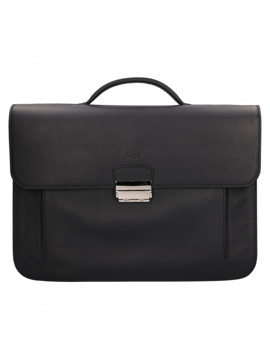 Luxusní pánská kožená aktovka Unidax Marko – černá